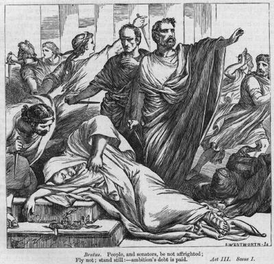 Act 3 scene 1 julius caesar